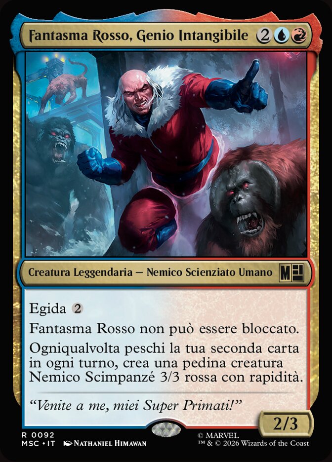 Fantasma Rosso, Genio Intangibile