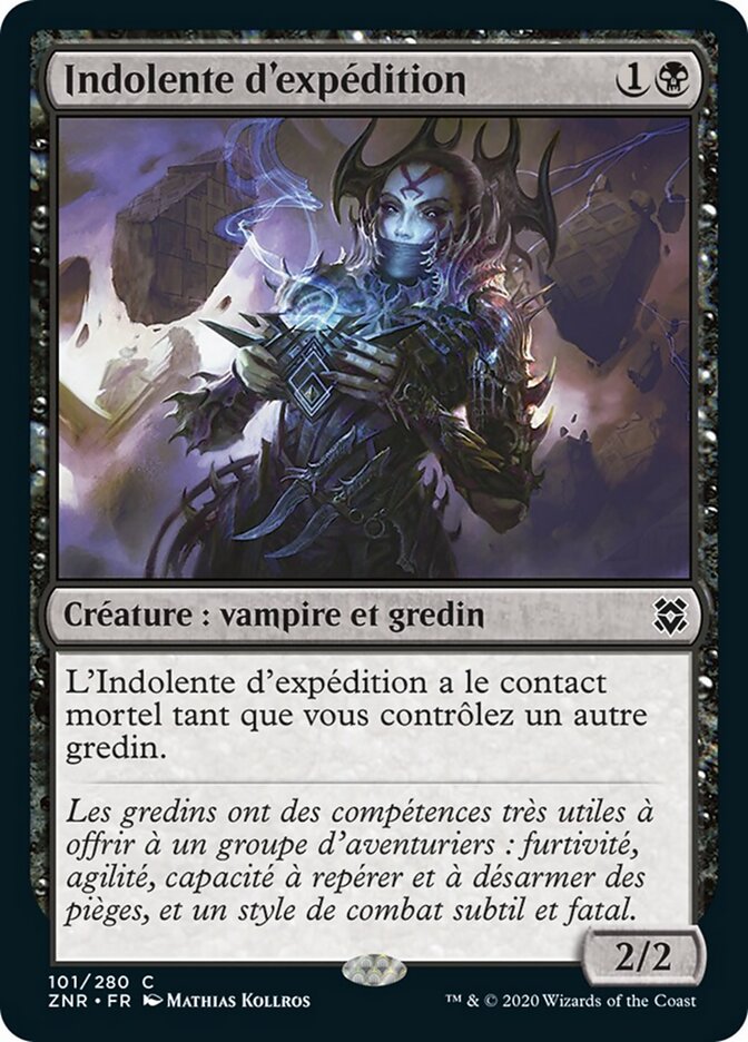Indolente d'expédition