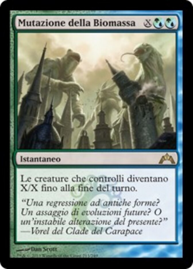 Mutazione della Biomassa