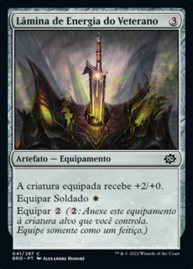 Lâmina de Energia do Veterano