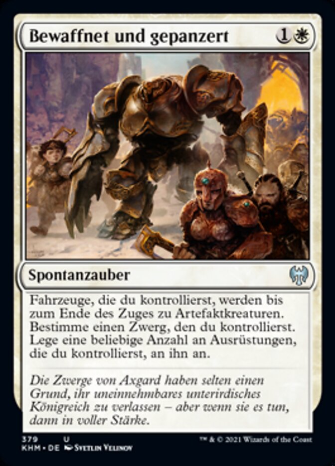 Bewaffnet und gepanzert