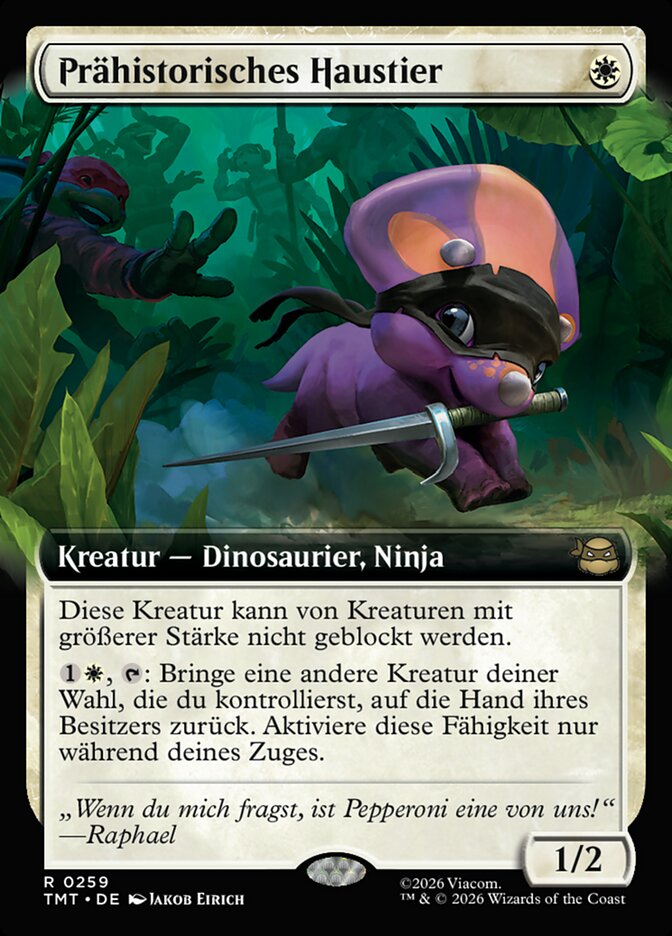 Prähistorisches Haustier