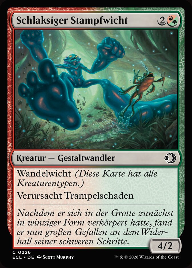 Schlaksiger Stampfwicht