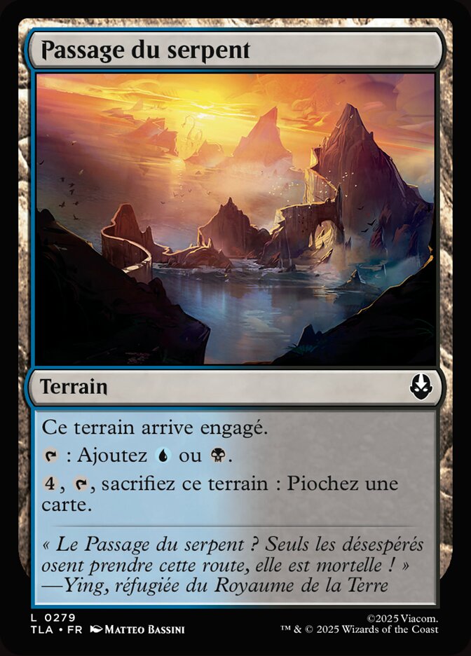 Passage du serpent