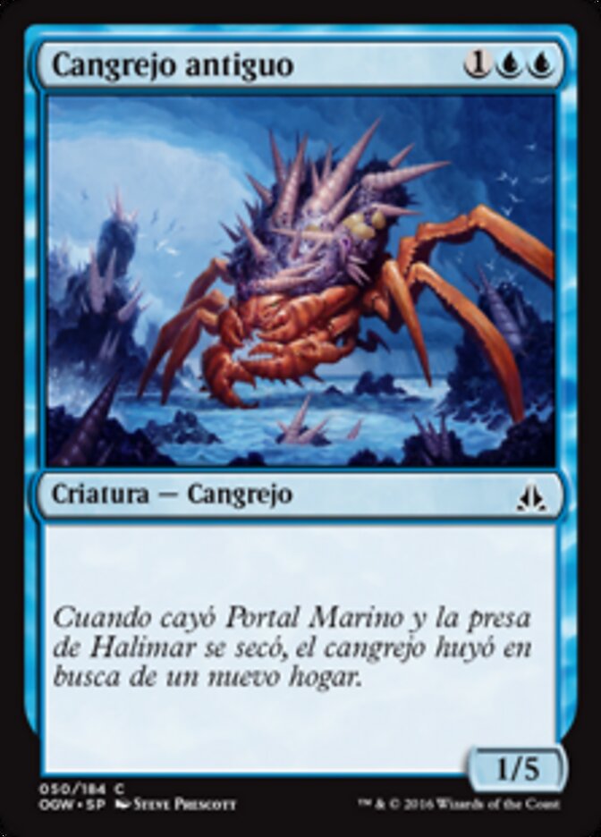 Cangrejo antiguo