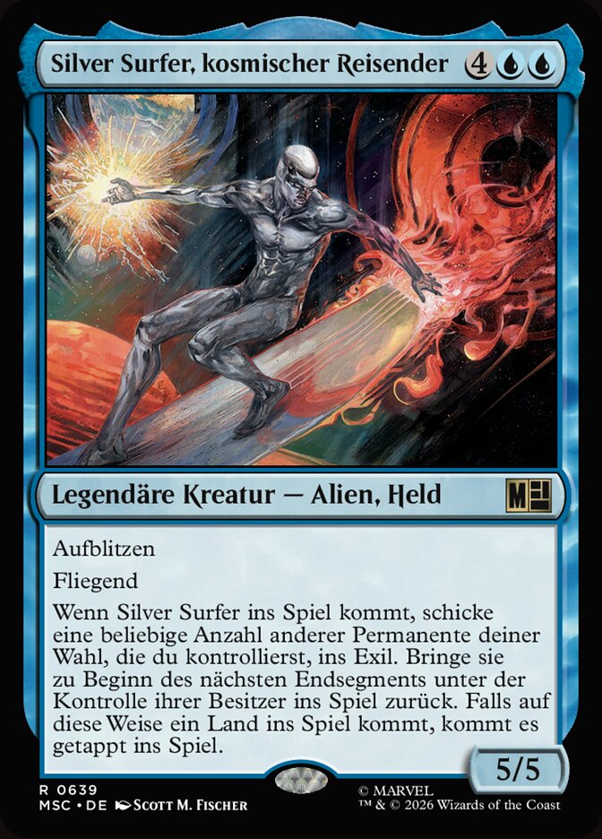 Silver Surfer, kosmischer Reisender