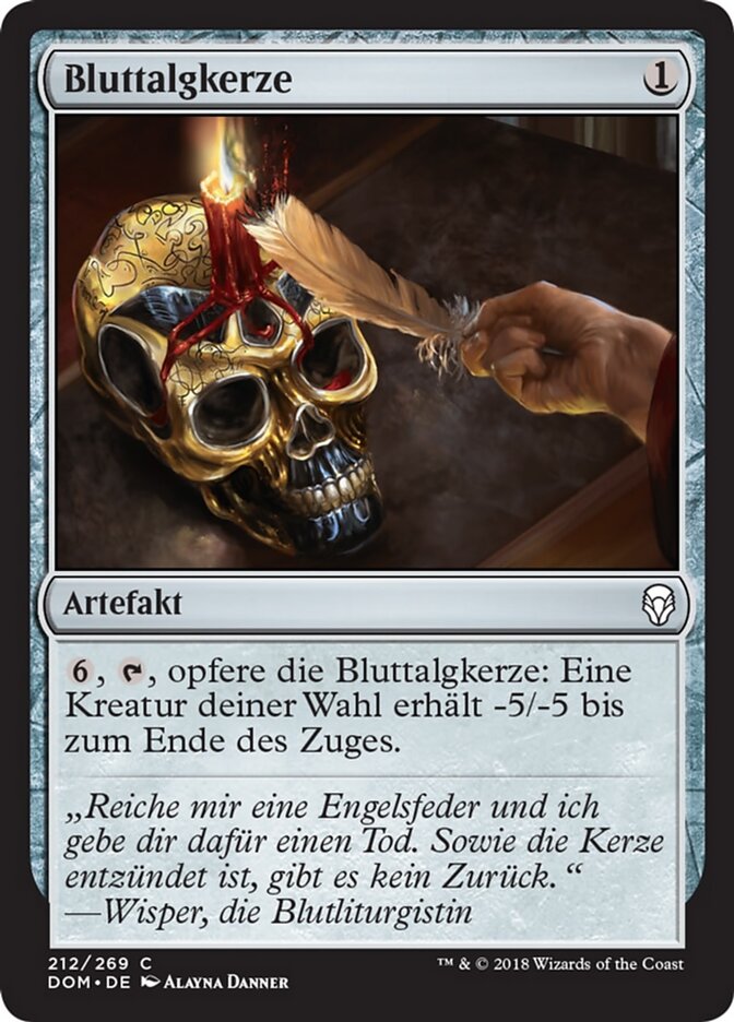 Bluttalgkerze