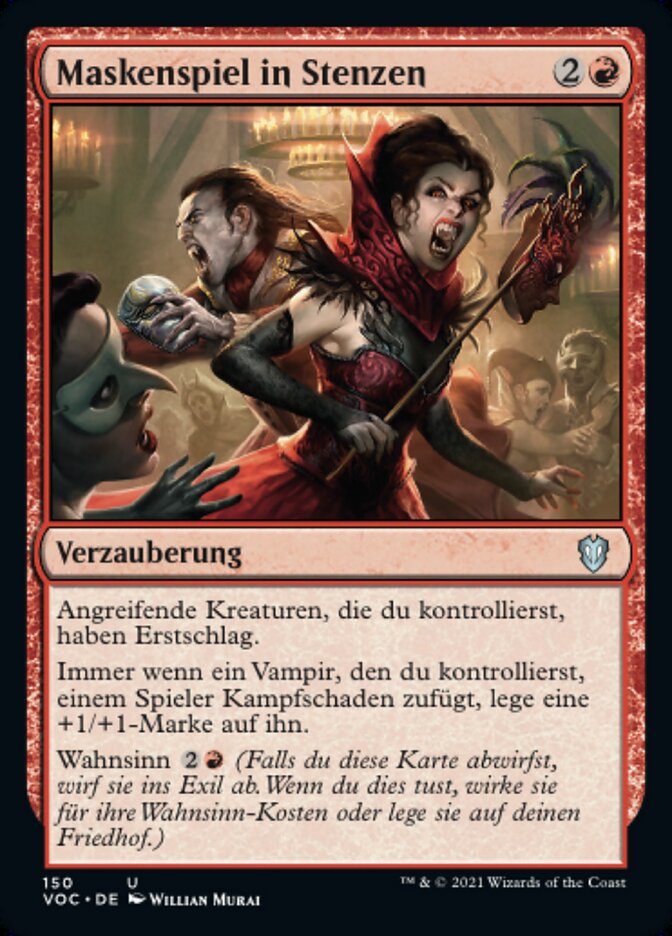 Maskenspiel in Stenzen