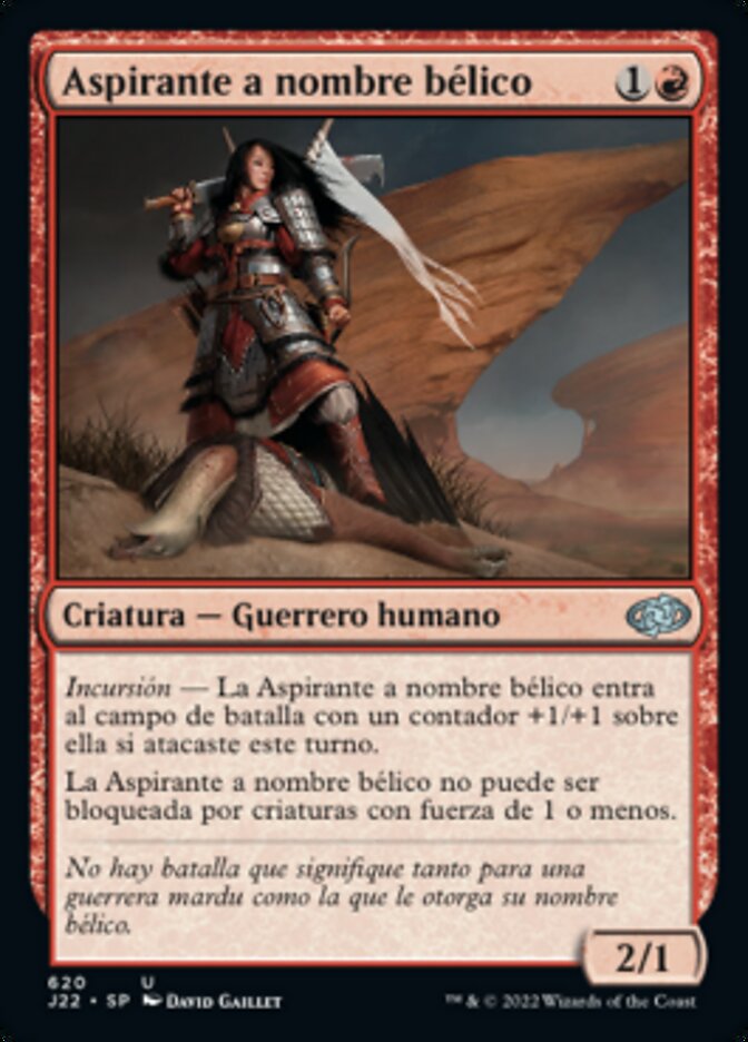 Aspirante a nombre bélico