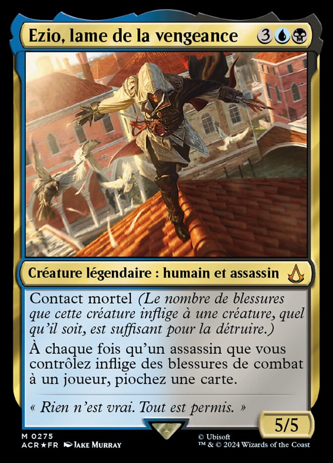 Ezio, lame de la vengeance