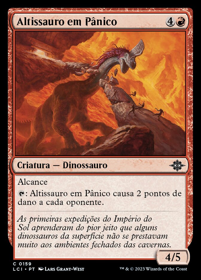Altissauro em Pânico