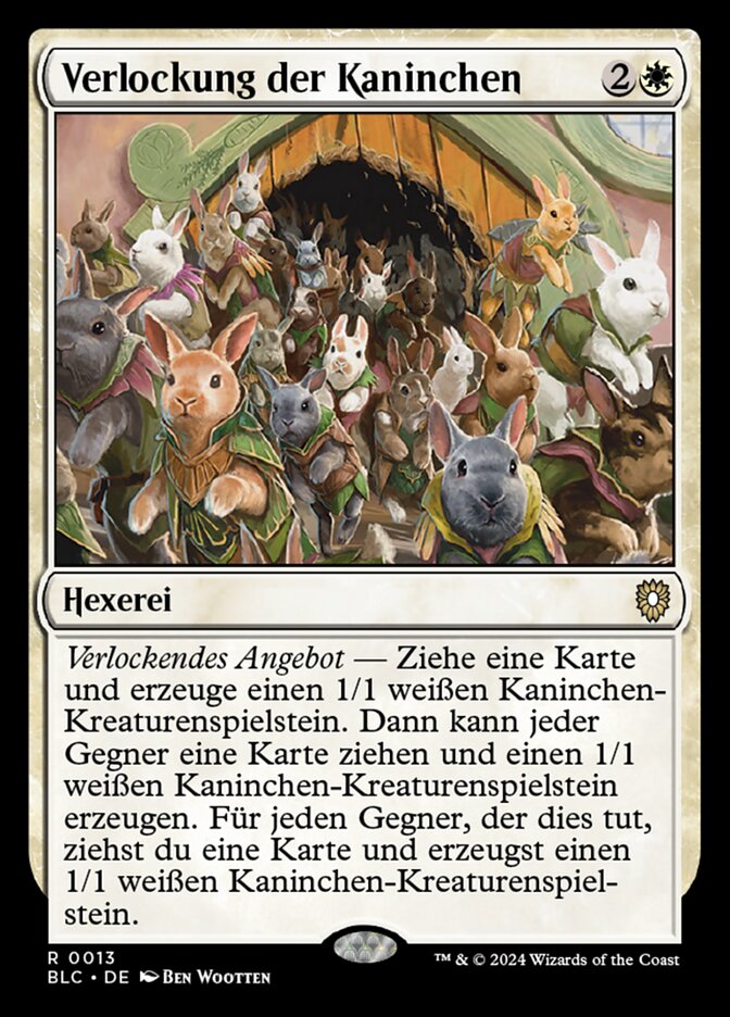Verlockung der Kaninchen