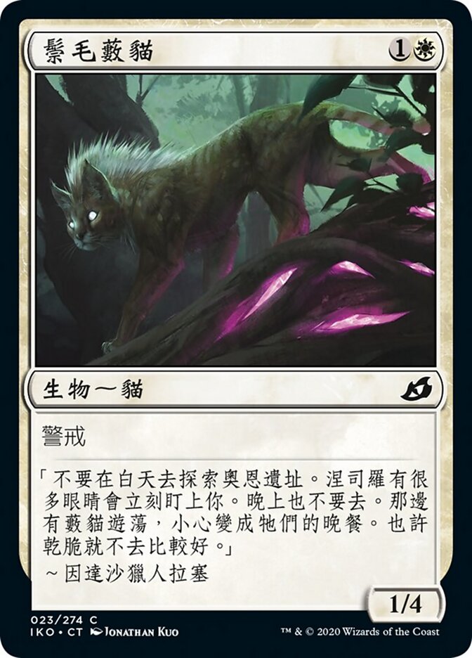 鬃毛藪貓