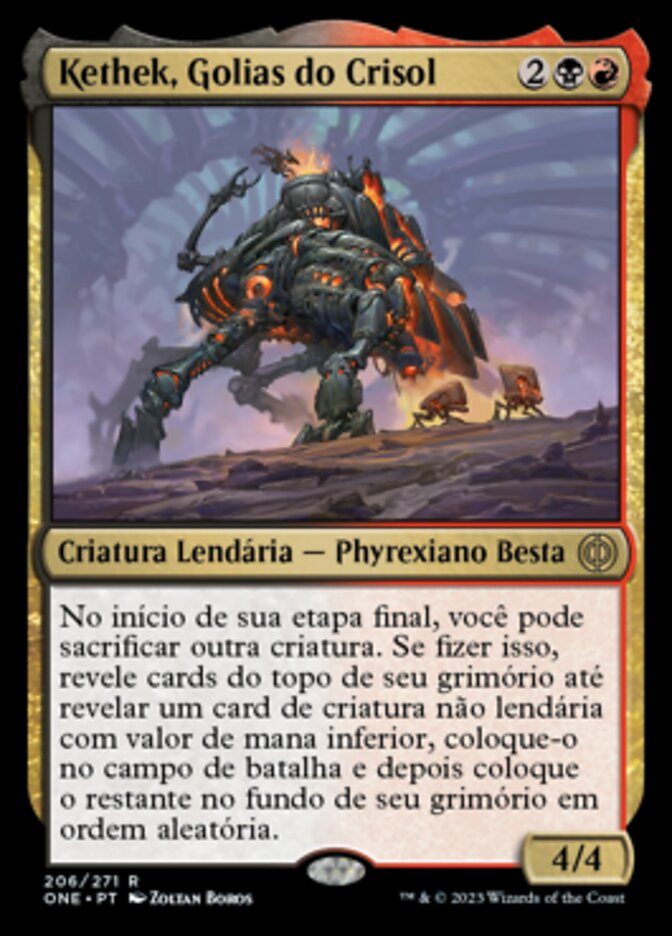 Kethek, Golias do Crisol