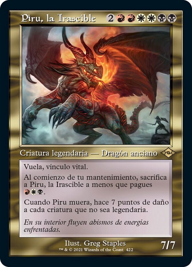 Piru, la Irascible