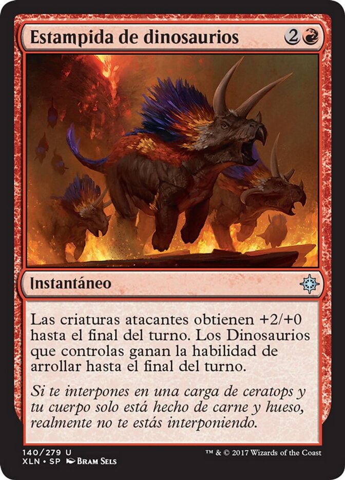 Estampida de dinosaurios
