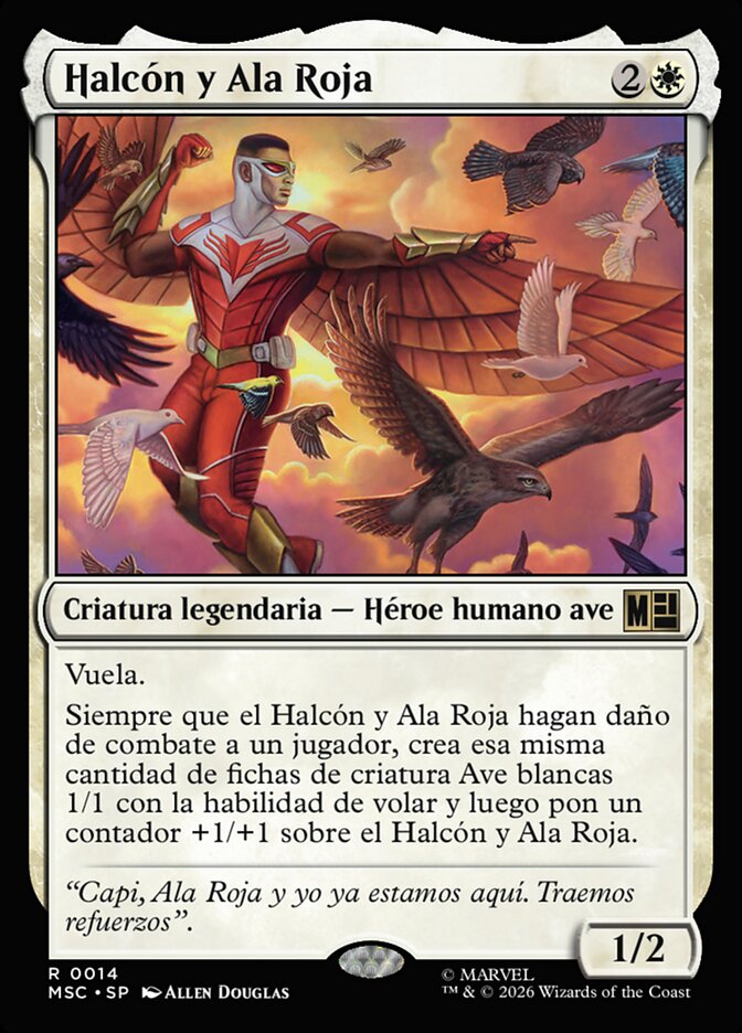 Halcón y Ala Roja