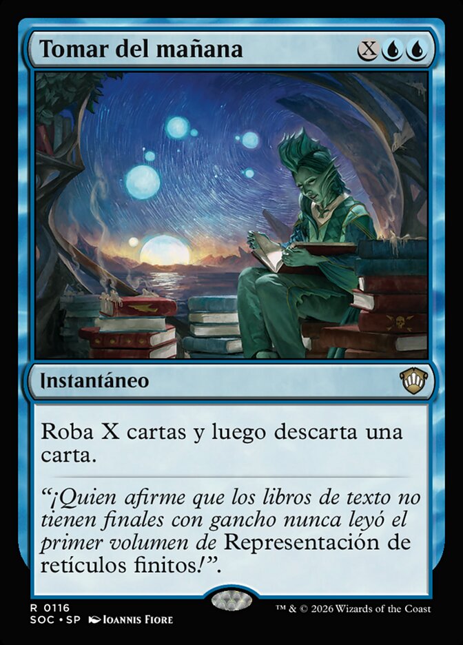 Tomar del mañana