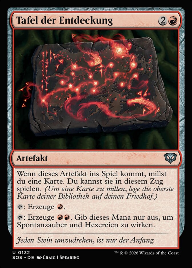 Tafel der Entdeckung