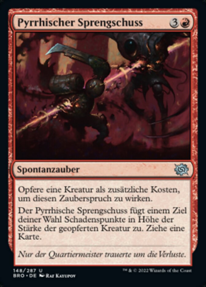 Pyrrhischer Sprengschuss