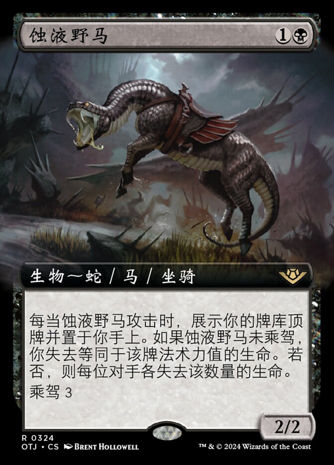 蚀液野马