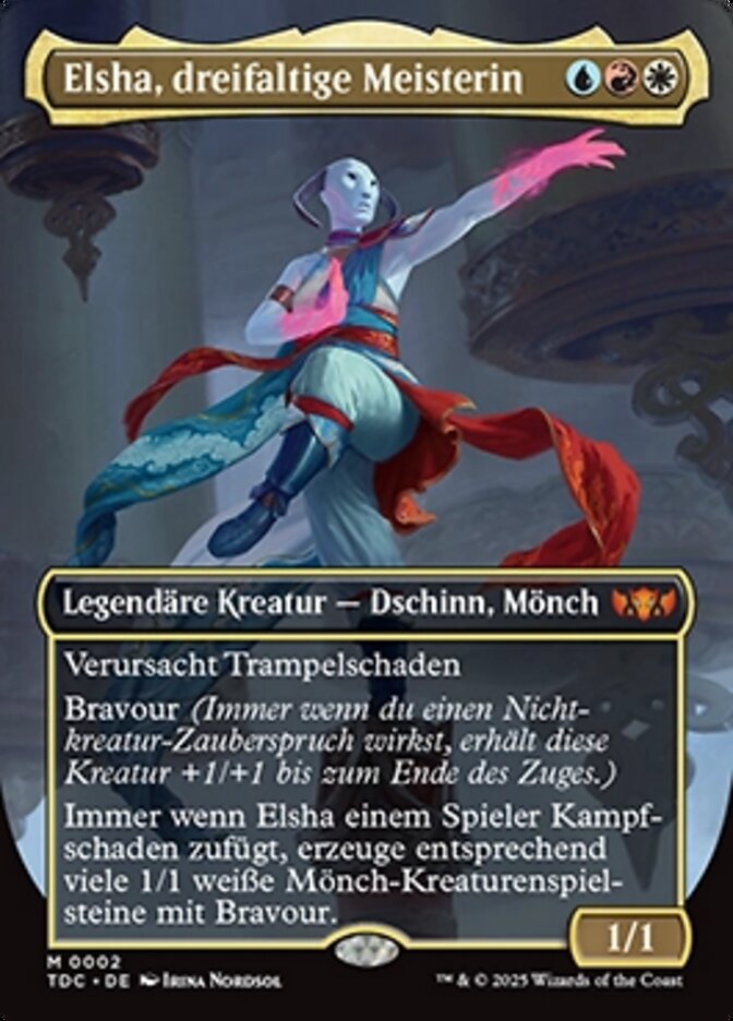 Elsha, dreifaltige Meisterin