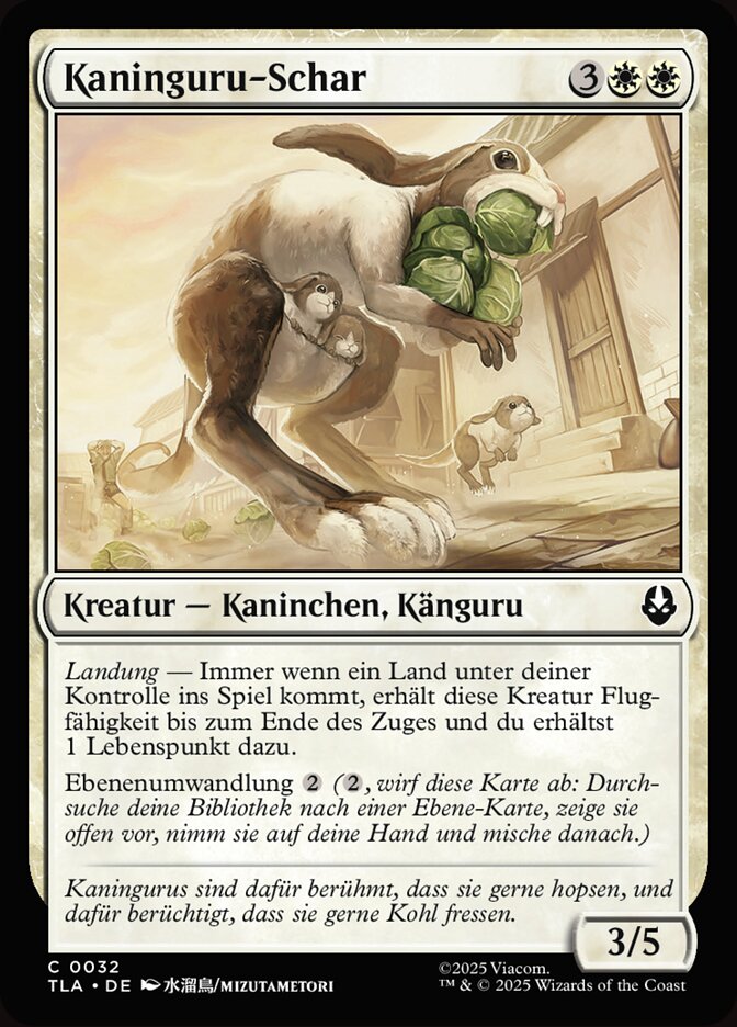 Kaninguru-Schar