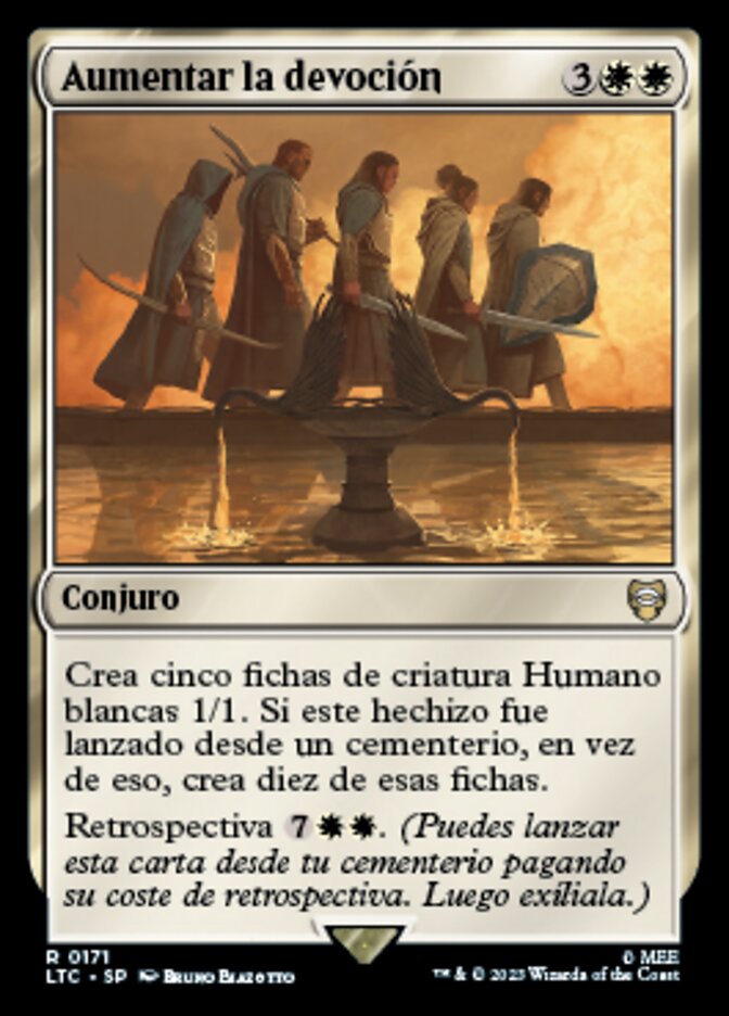 Aumentar la devoción