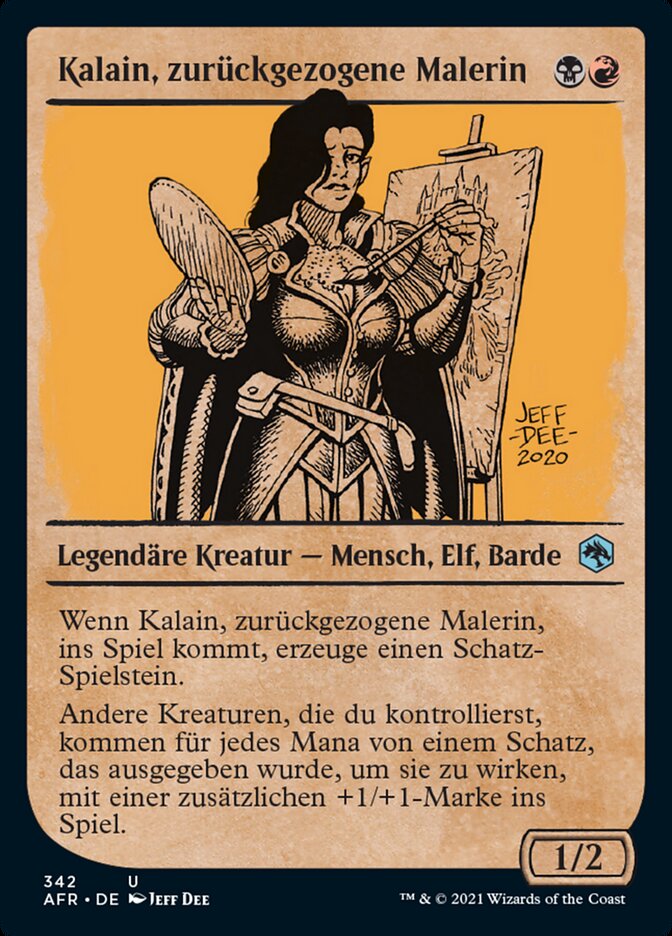 Kalain, zurückgezogene Malerin