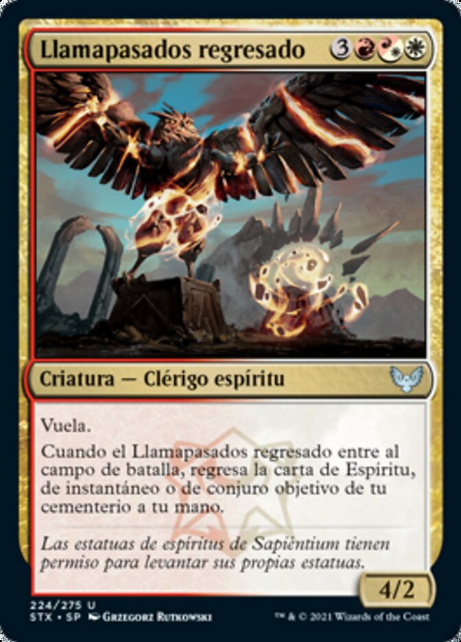 Llamapasados regresado