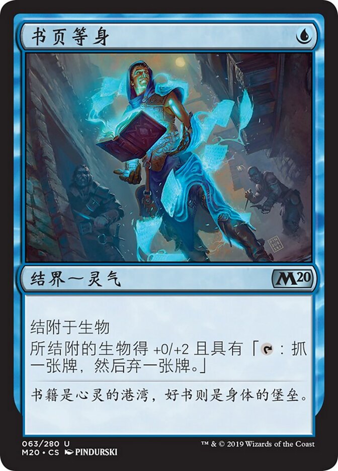 书页等身