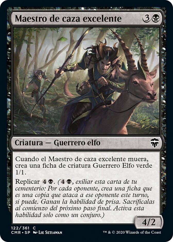 Maestro de caza excelente