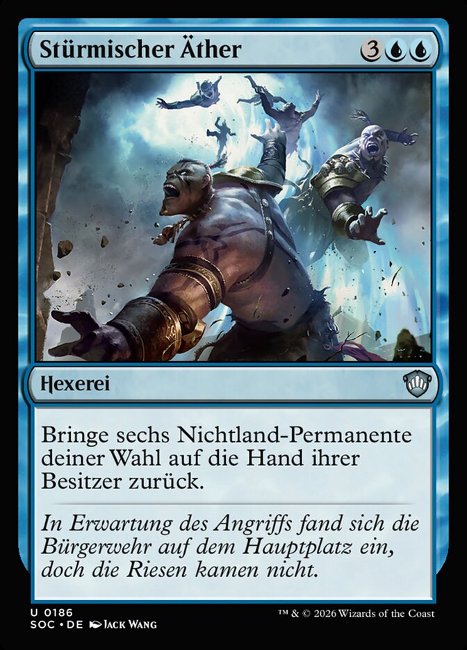Stürmischer Äther