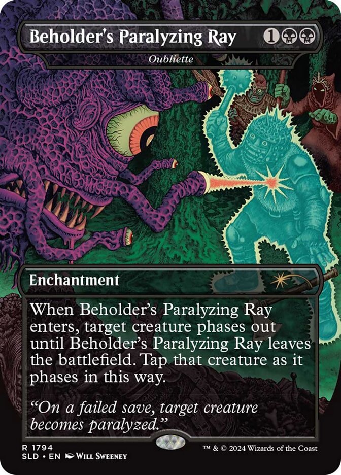 Beholder's Paralyzing Ray