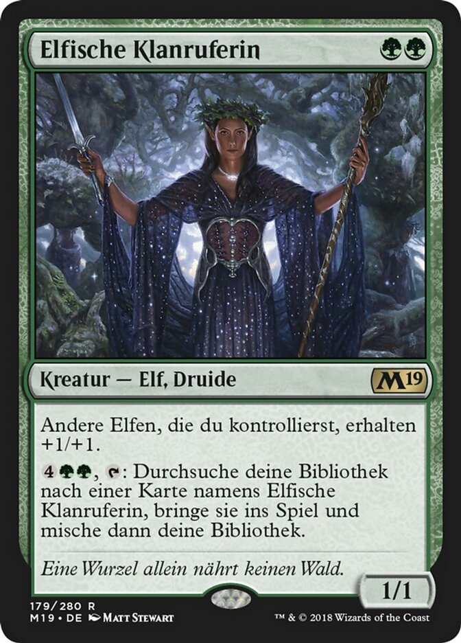 Elfische Klanruferin