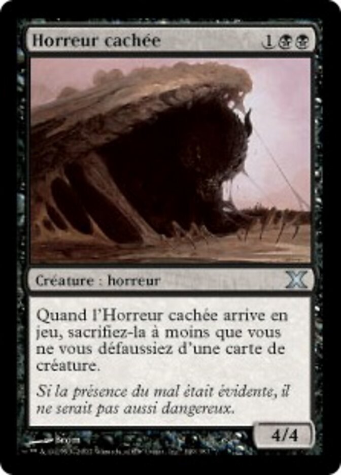 Horreur cachée