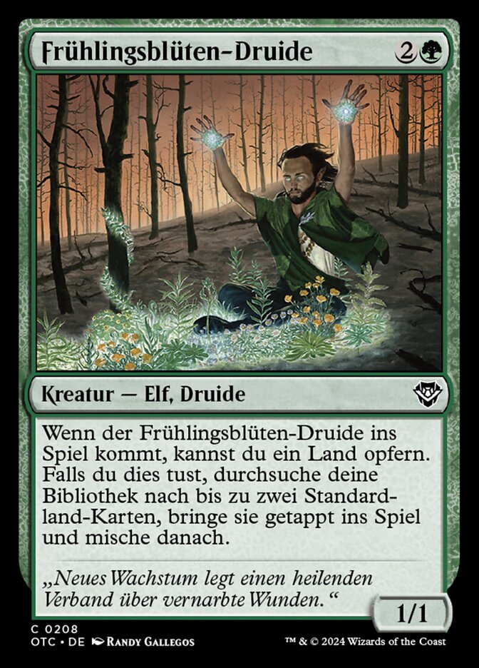 Frühlingsblüten-Druide