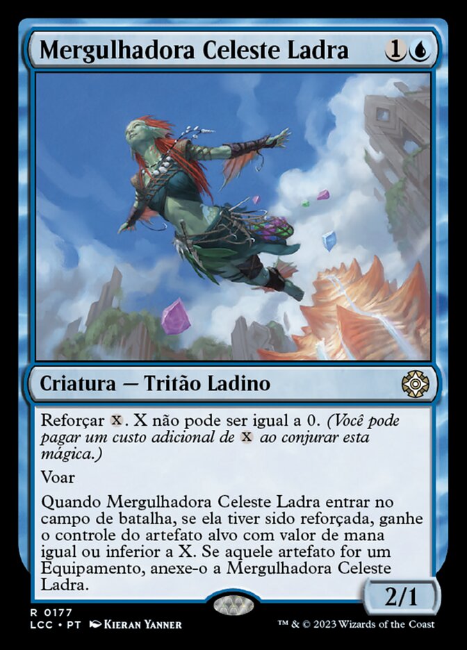 Mergulhadora Celeste Ladra