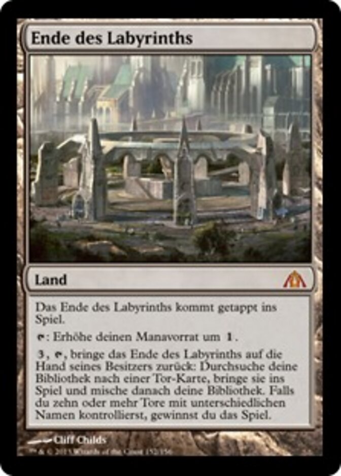 Ende des Labyrinths