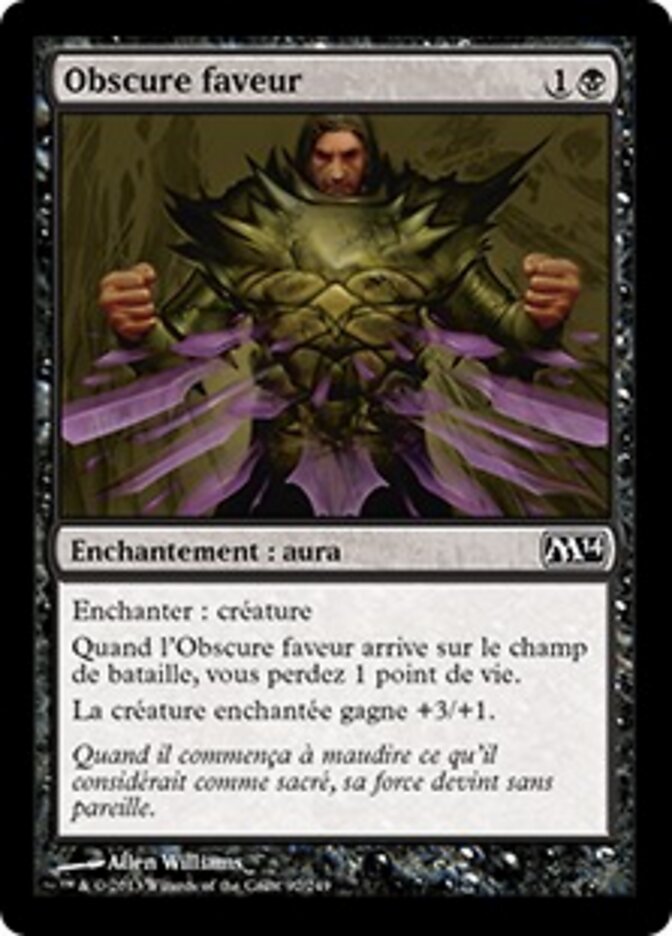 Obscure faveur
