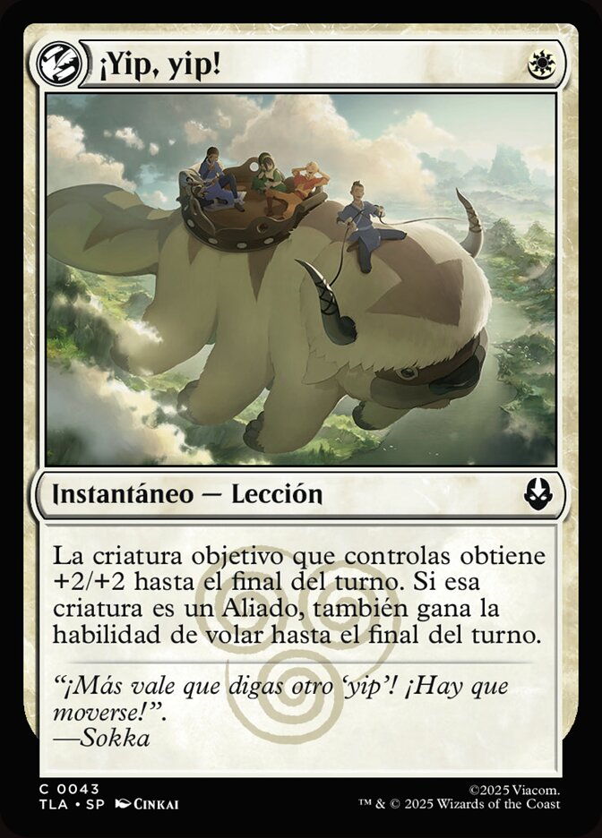 ¡Yip, yip!