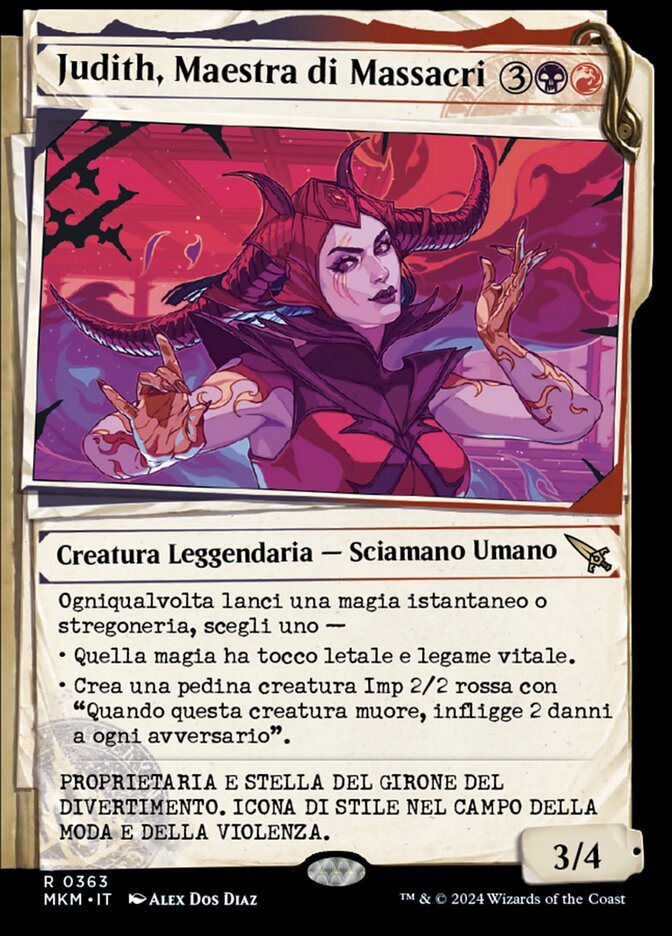 Judith, Maestra di Massacri