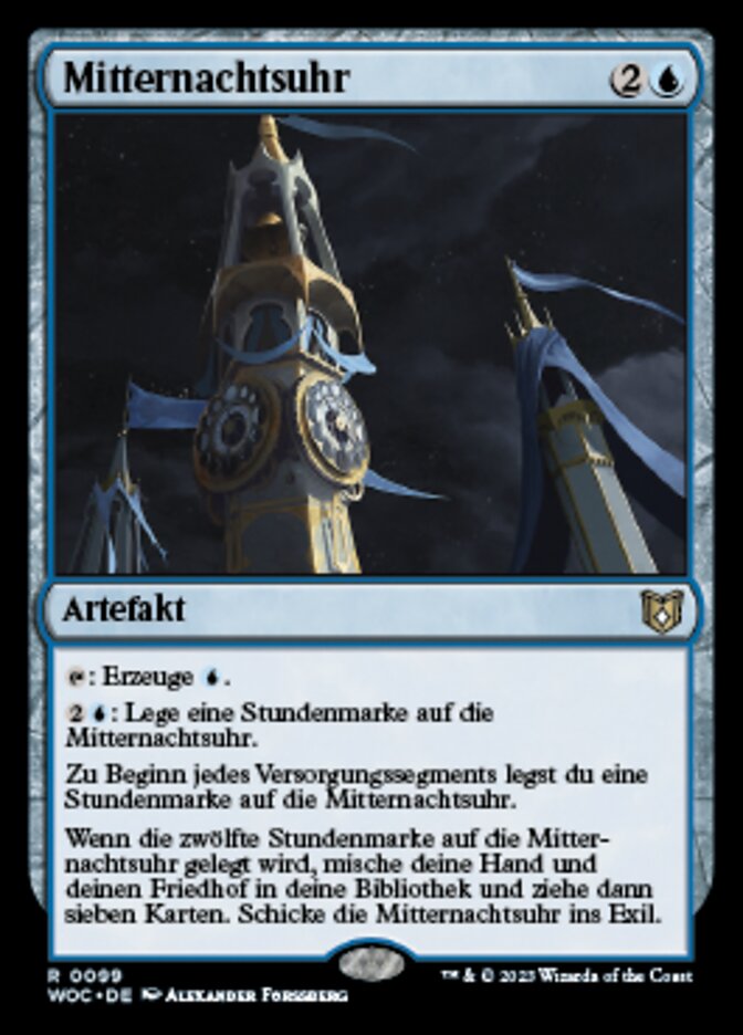 Mitternachtsuhr