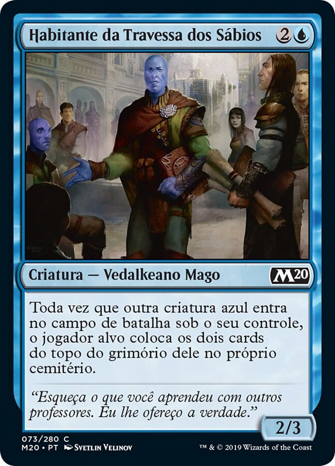 Habitante da Travessa dos Sábios