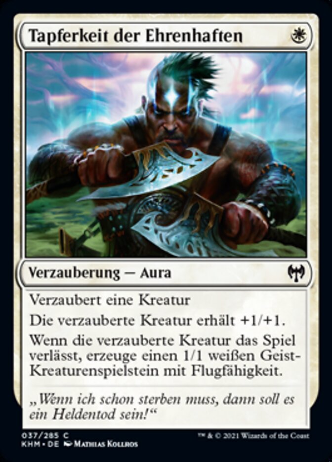 Tapferkeit der Ehrenhaften