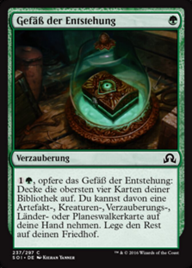 Gefäß der Entstehung