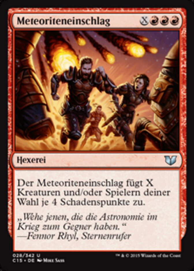 Meteoriteneinschlag
