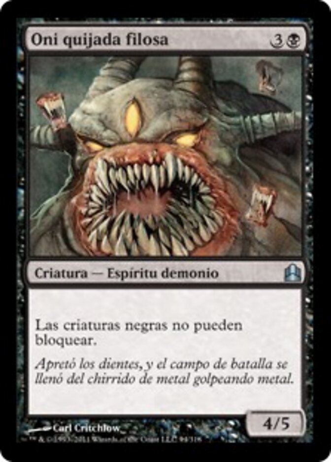 Oni quijada filosa