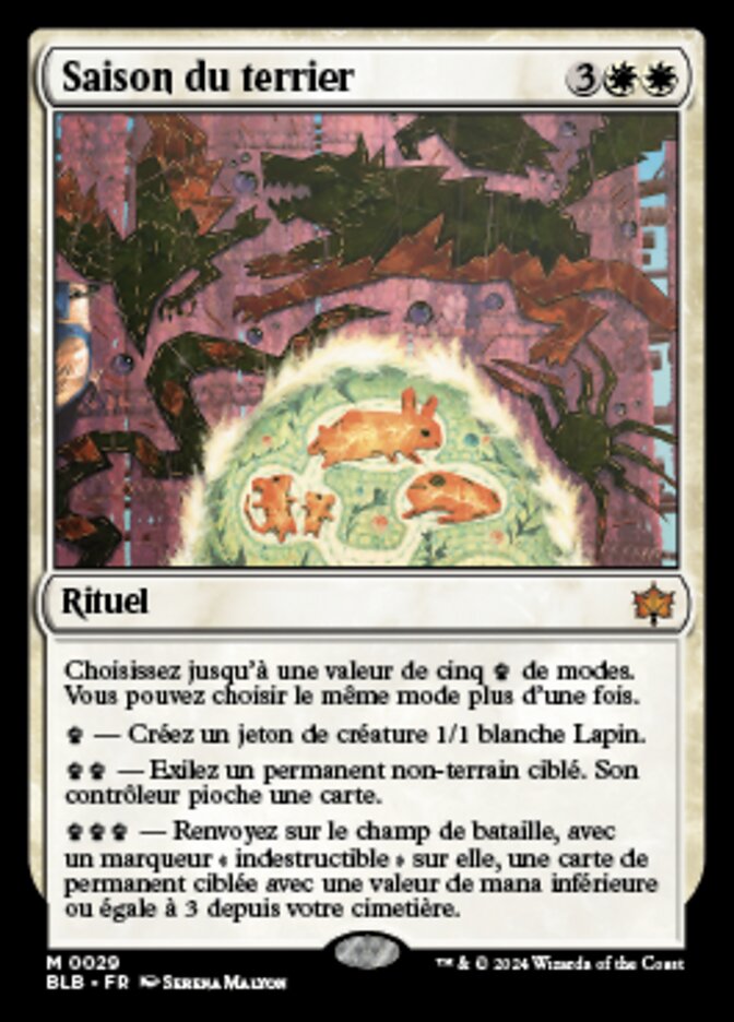 Saison du terrier