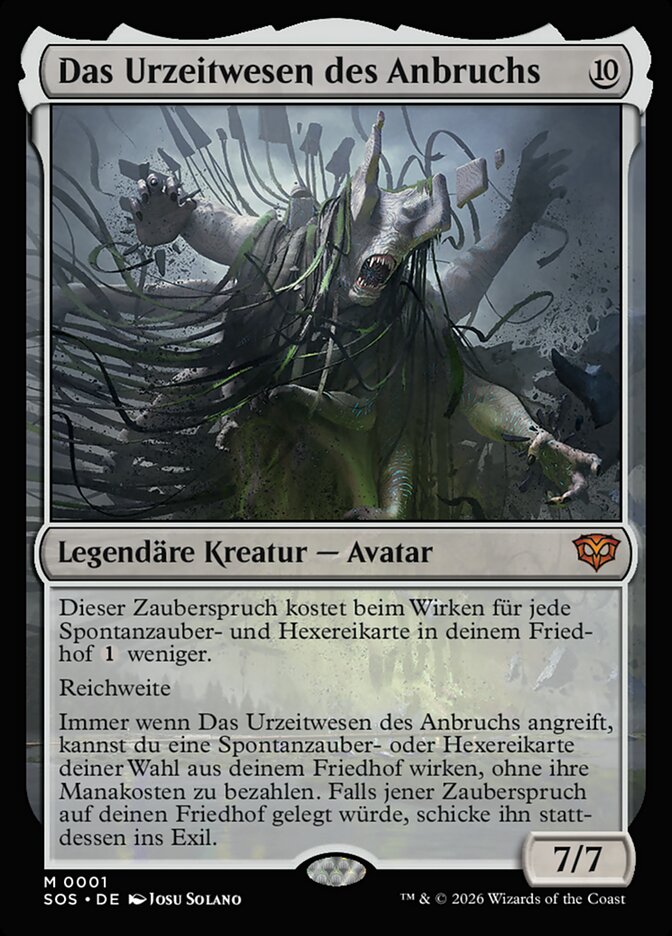 Das Urzeitwesen des Anbruchs
